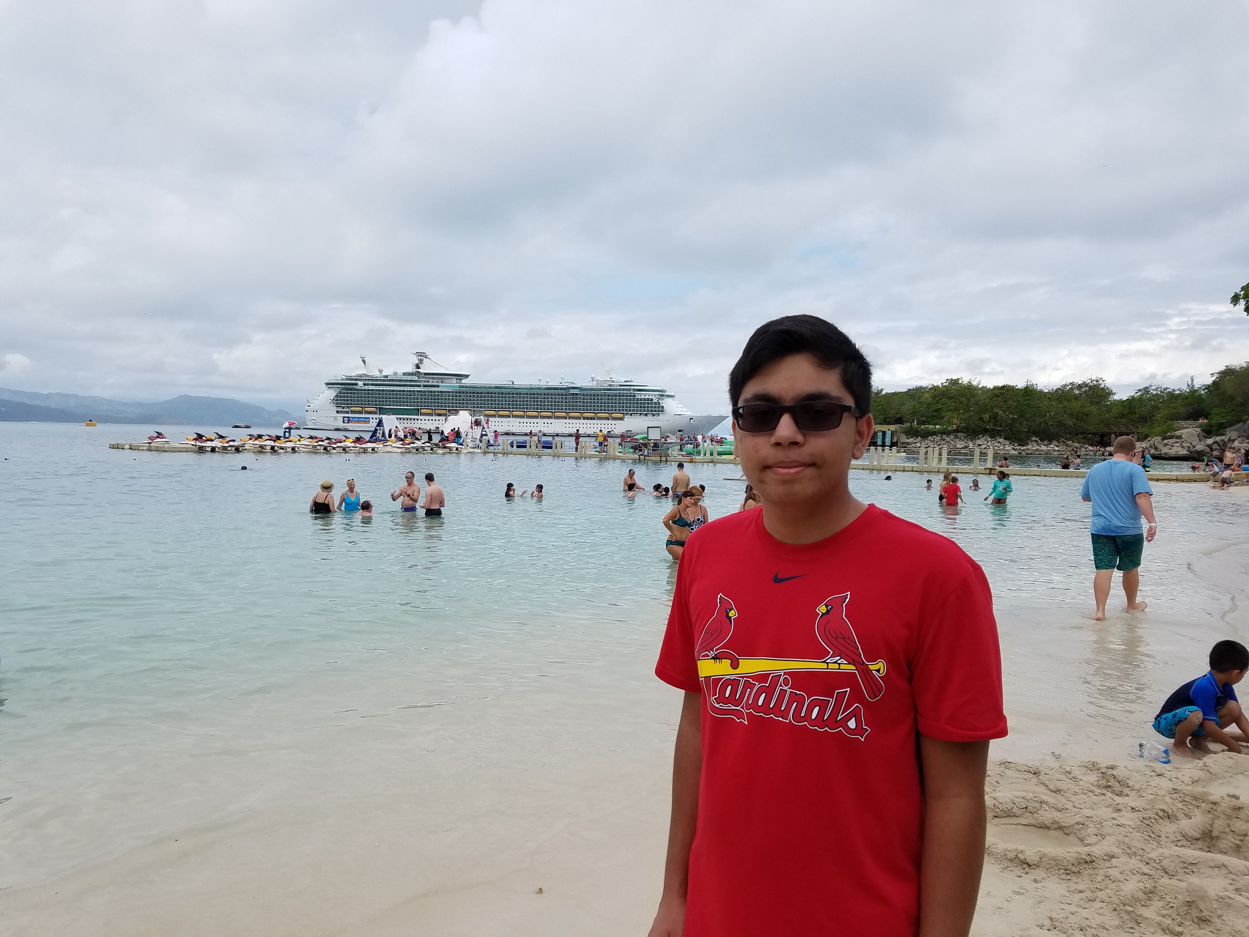 At a Beach in Haiti