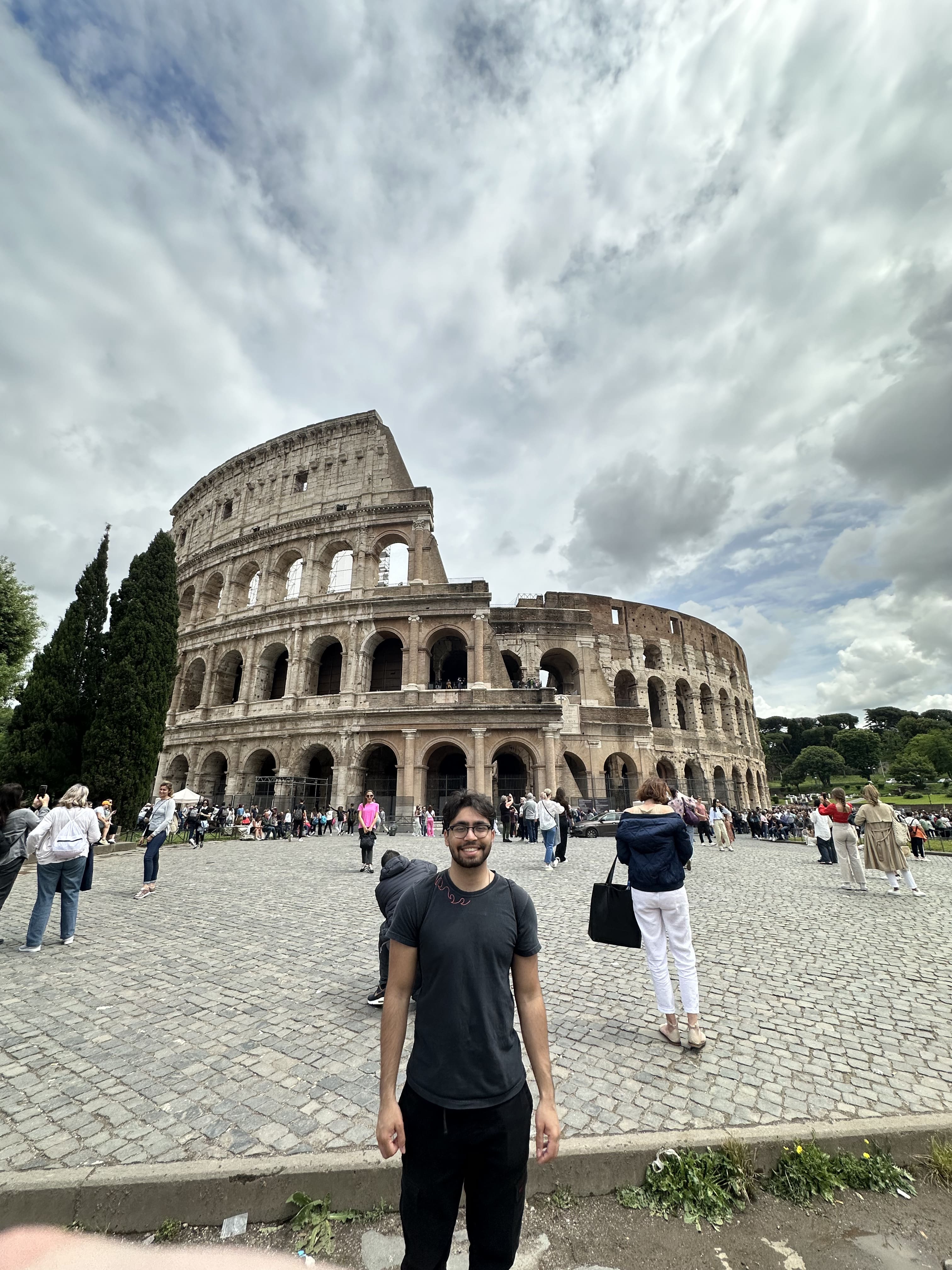Roman Colosseum in Rome, Italy