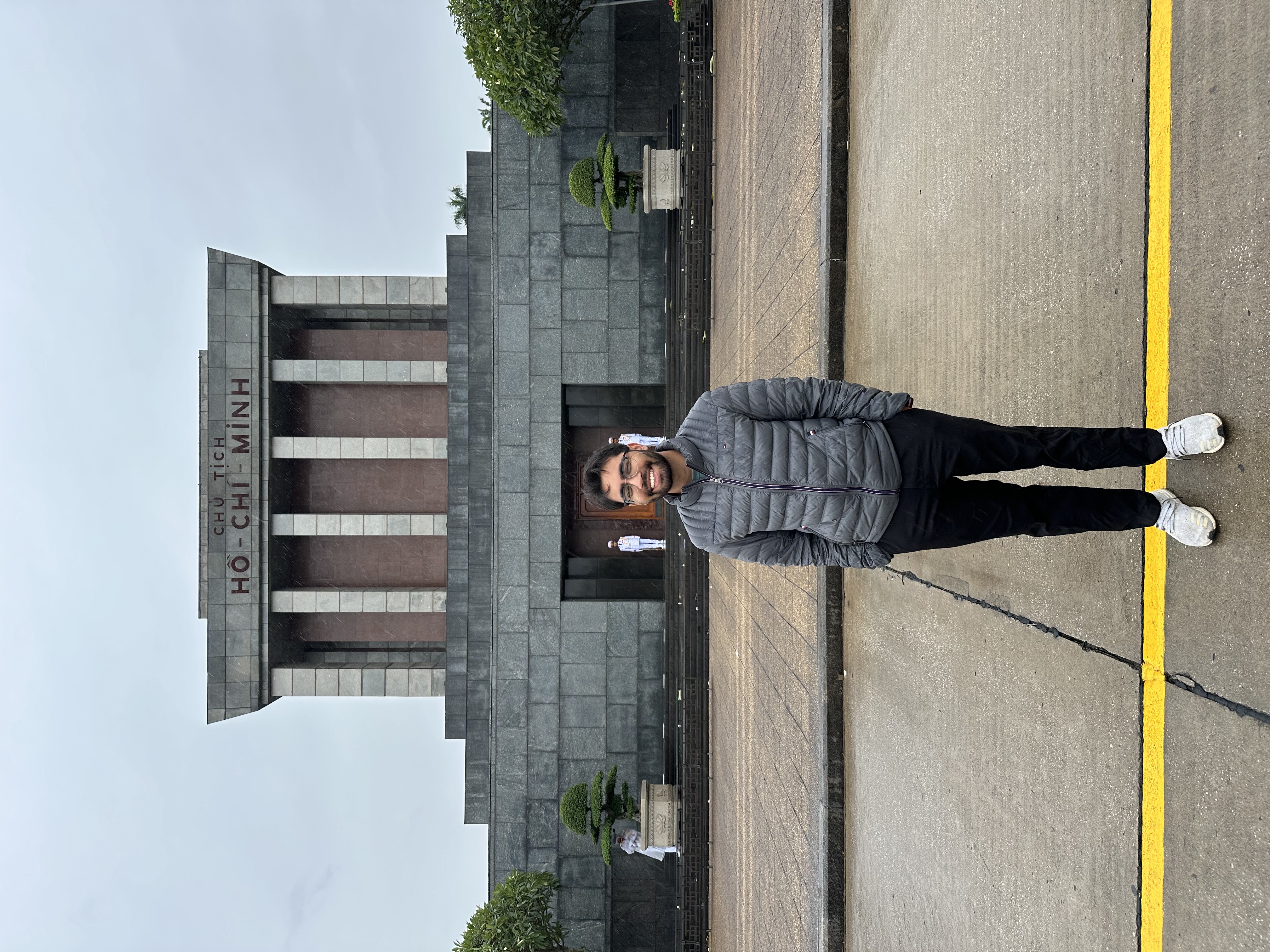 Ho Chi Minh Mausoleum in Hanoi, Vietnam