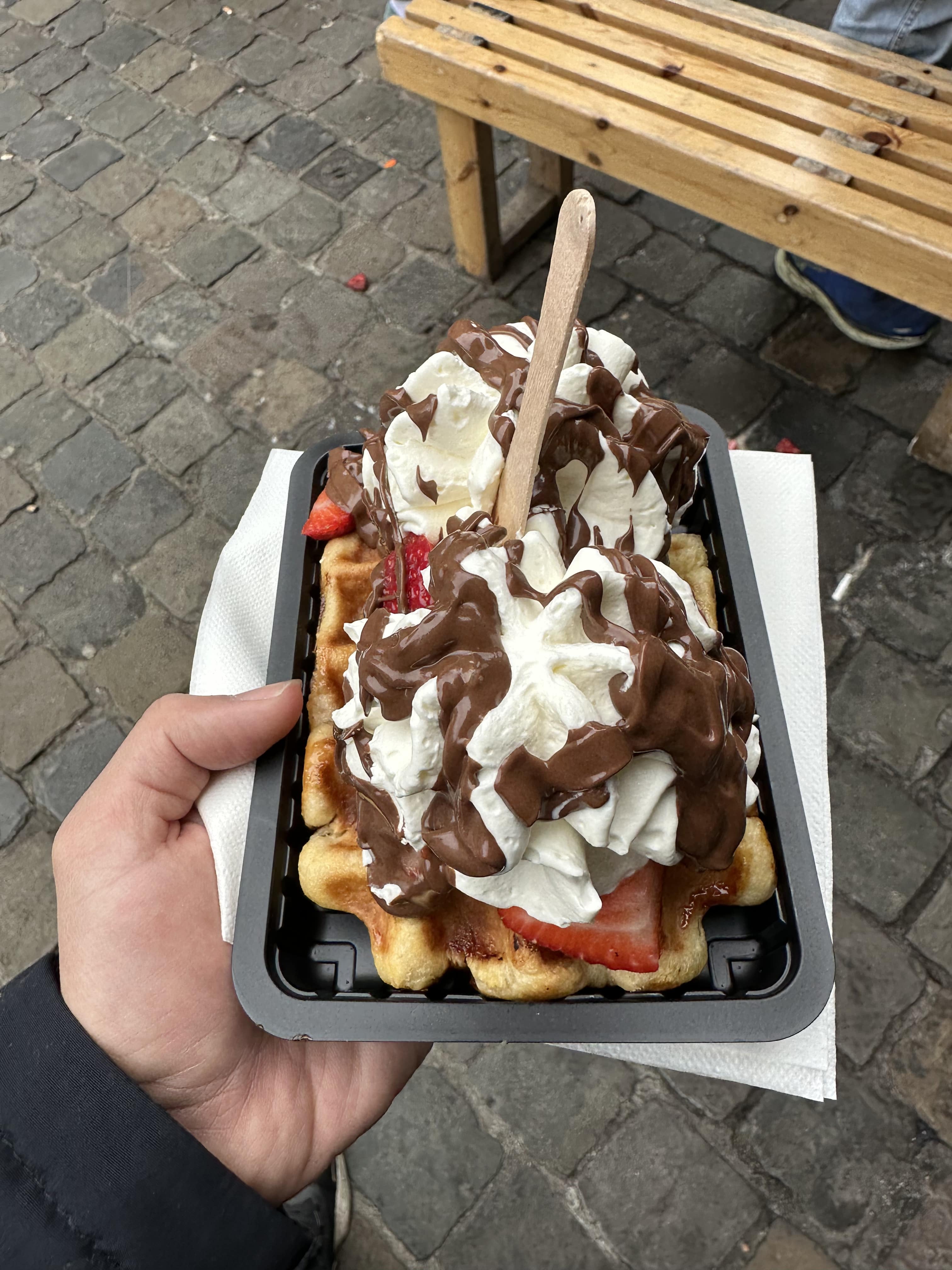 Belgian Waffle from Brussels, Belgium